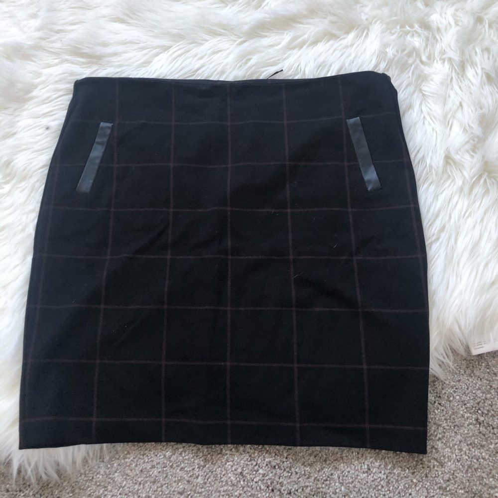Plus size plaid skirt ✨